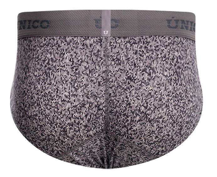 Mundo Unico Men's Underwear 26020101114 Suede Briefs Color 59-Gray