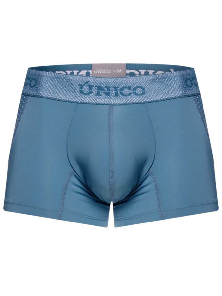 Mundo Unico Men's Underwear 26040100127 Classic Trunks Color 46-Blue - Premium Athletic Comfort
