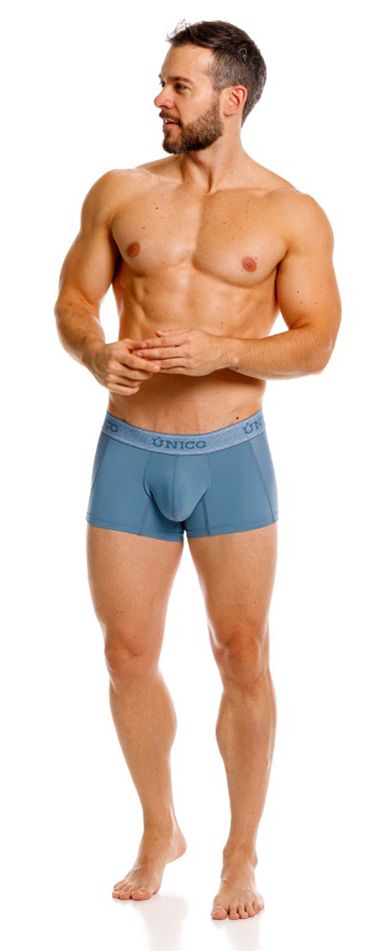 Mundo Unico Men's Underwear 26040100127 Classic Trunks Color 46-Blue - Premium Athletic Comfort