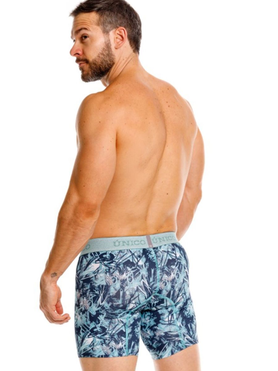 Mundo Unico Men's Underwear 26040100212 Tags Boxer Briefs in Color 43-Blue