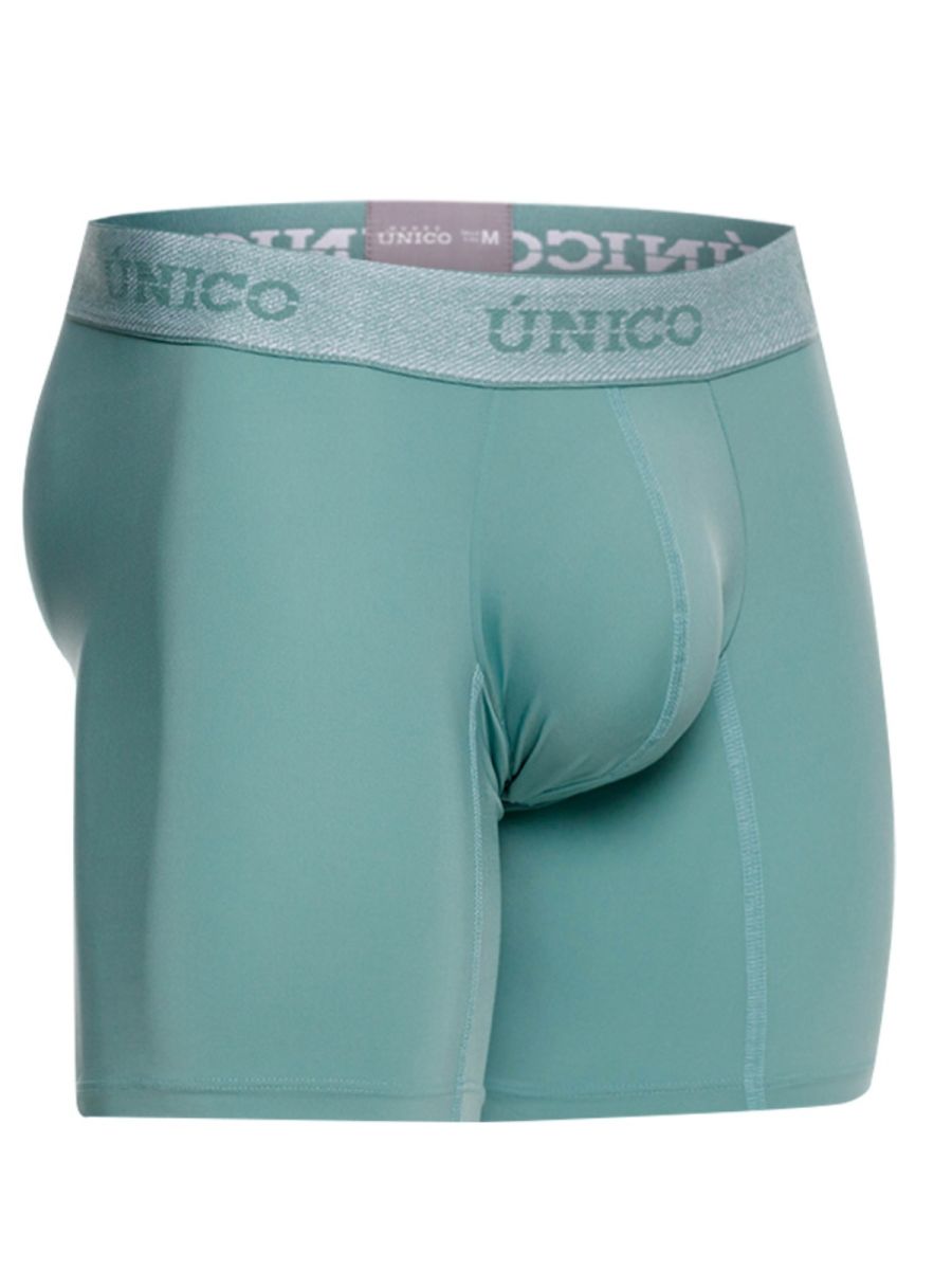 Mundo Unico Men's Underwear 26040100221 Ceramic Boxer Briefs Color 43-Green