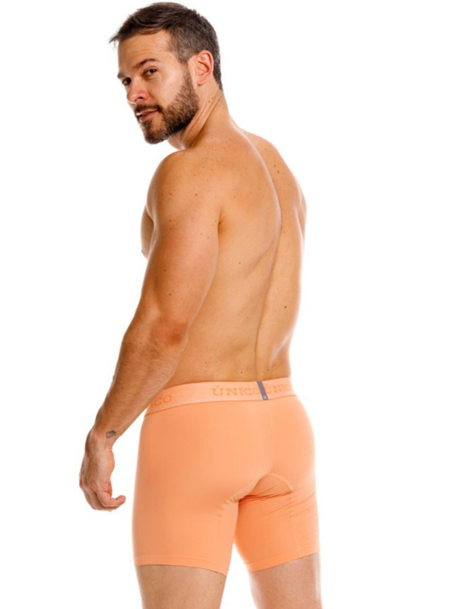 Mundo Unico Men's Underwear 26040100222 Classic Boxer Briefs in Apricot - Essential Comfort Color 40-Apricot