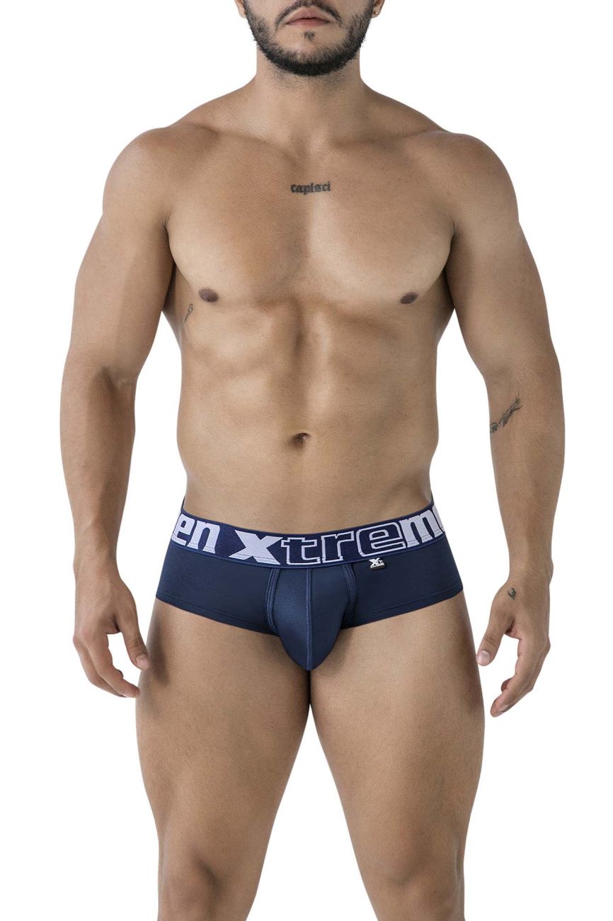 Xtremen Men's Underwear 41316 Microfiber Briefs Color Navy
