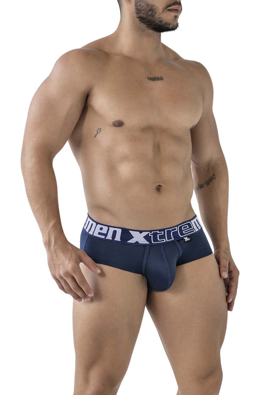 Xtremen Men's Underwear 41316 Microfiber Briefs Color Navy