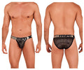 Xtremen Men's Underwear 91089X Frice Microfiber Bikini Color Black