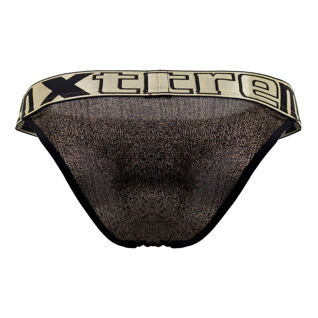 Xtremen Men's Underwear 91089X Frice Microfiber Bikini Color Black