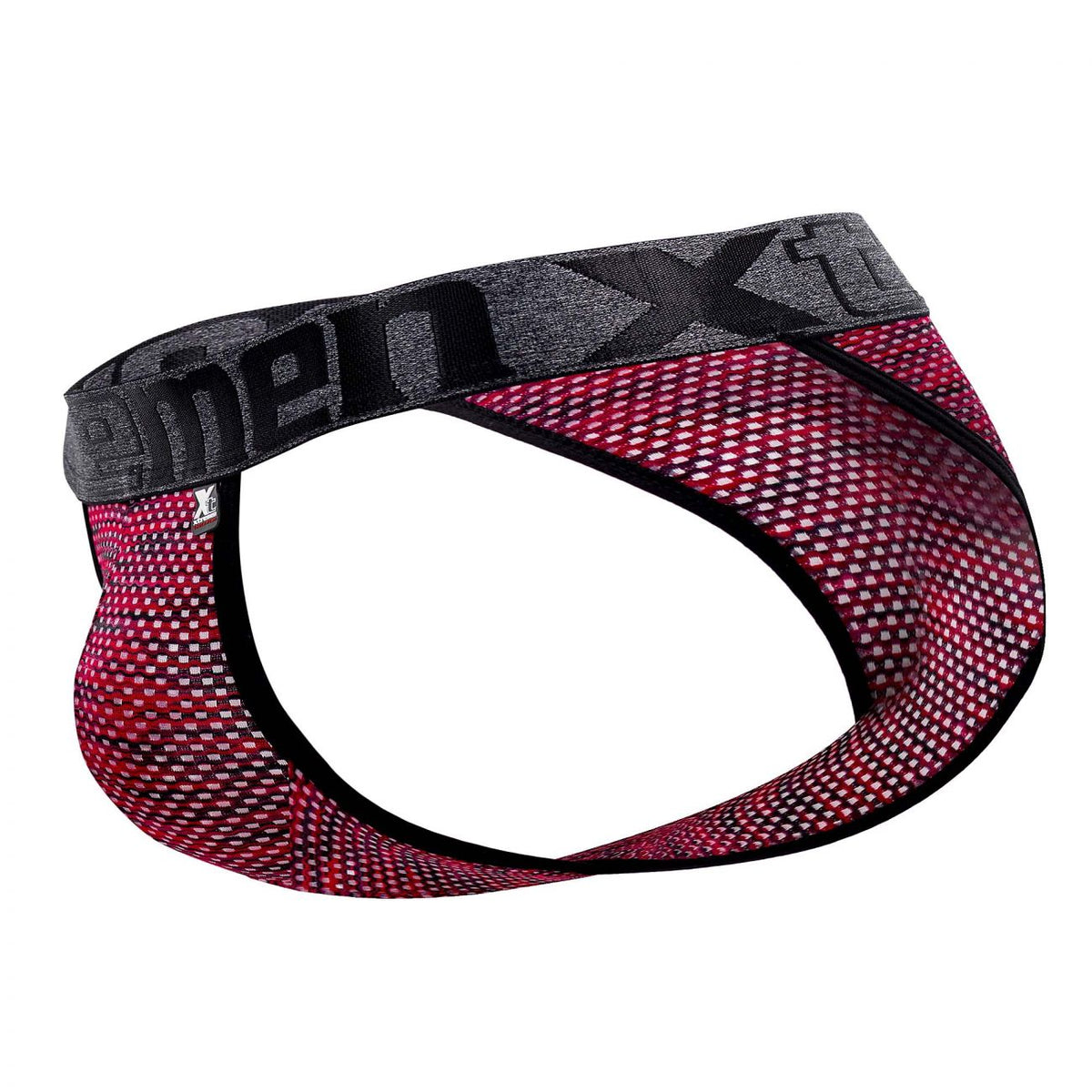 Xtremen Men's Underwear 91098X Microfiber Mesh Bikini Color Red