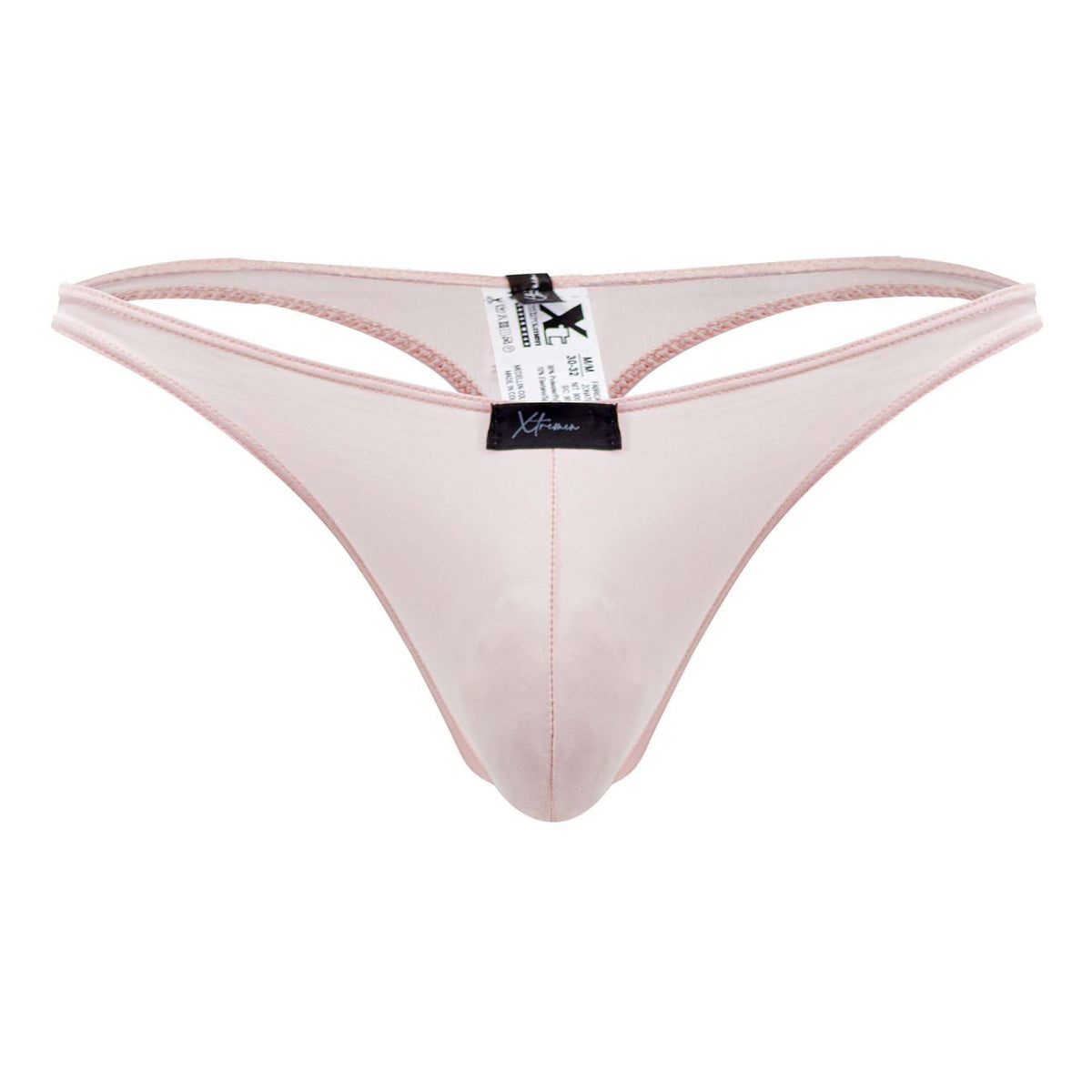Xtremen Men's Underwear 91182 Microfiber Thongs Color Pink