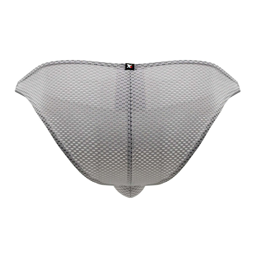 Xtremen Men's Underwear 91186 Mesh Bikini Color Gray