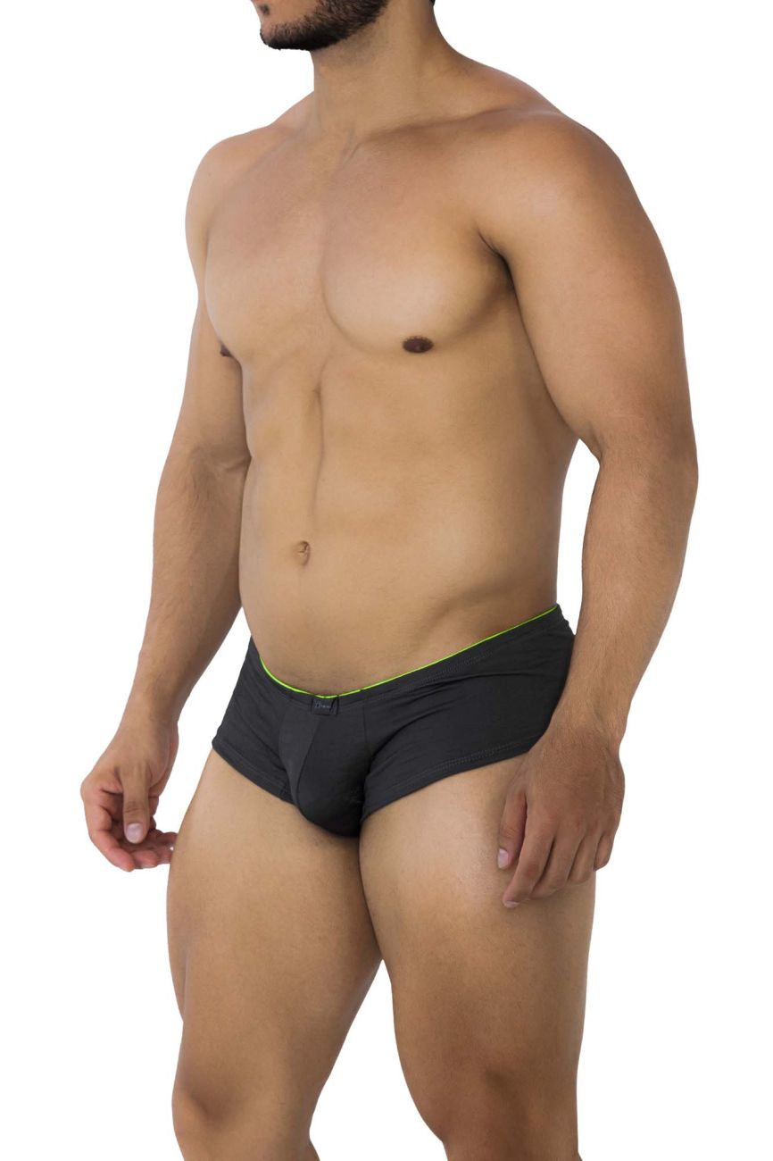 Xtremen Men's Underwear 91199 Jacquard Trunks Color Gray