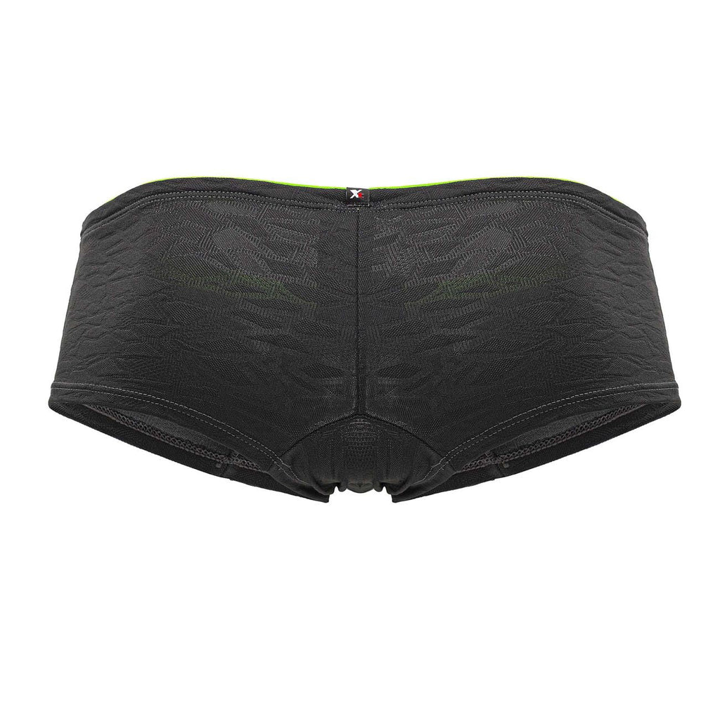 Xtremen Men's Underwear 91199 Jacquard Trunks Color Gray