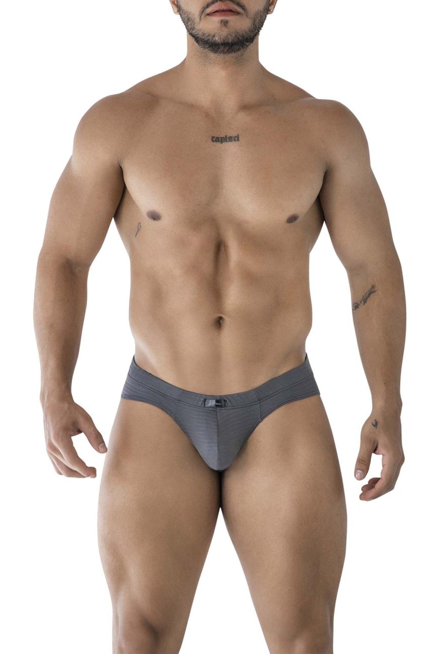 Xtremen Men's Underwear 91210B Microfiber Briefs Color Gray