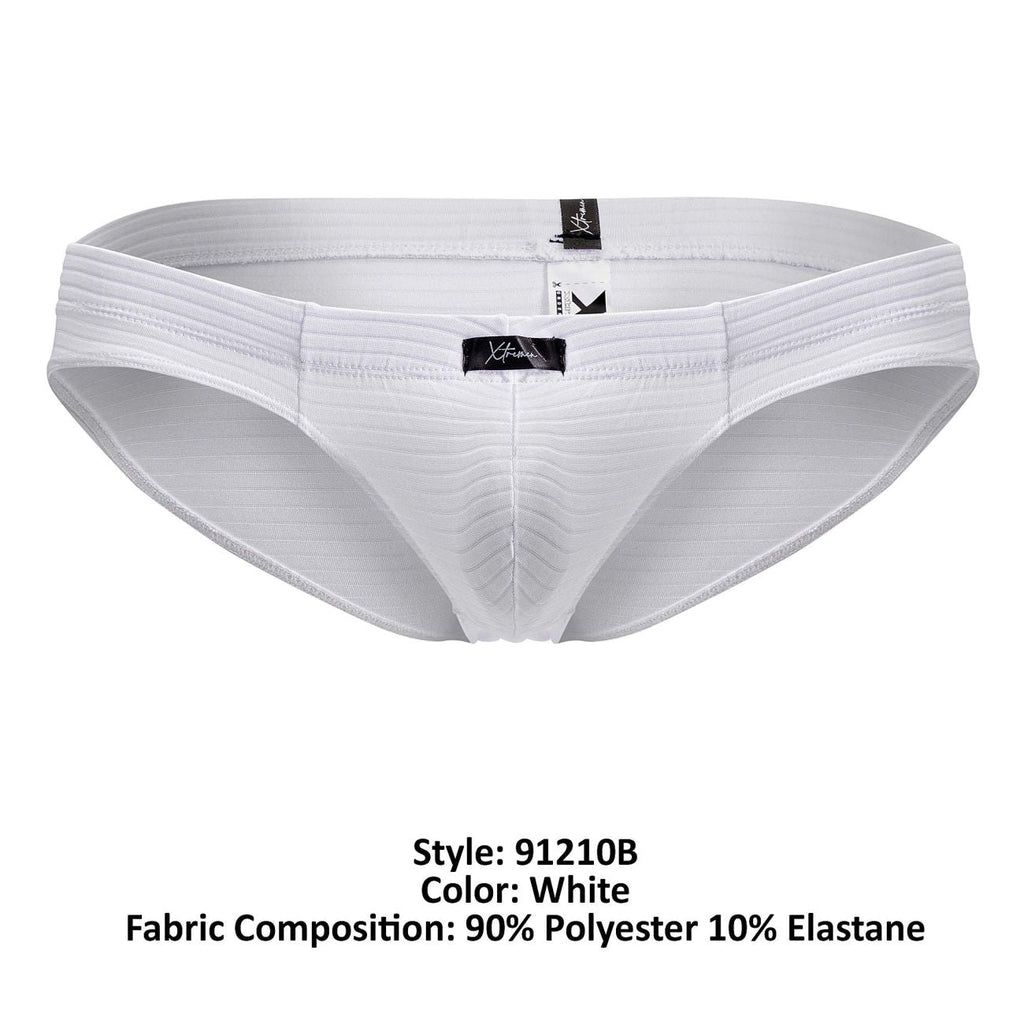 Xtremen Men's Underwear 91210B Microfiber Briefs Color White