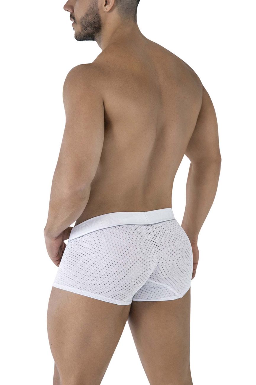 Xtremen Men's Underwear 91212B Microfiber Trunks Color White