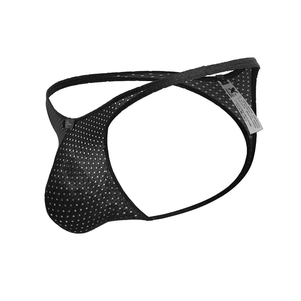 Xtremen Men's Underwear 91214B Microfiber Thongs Color Black