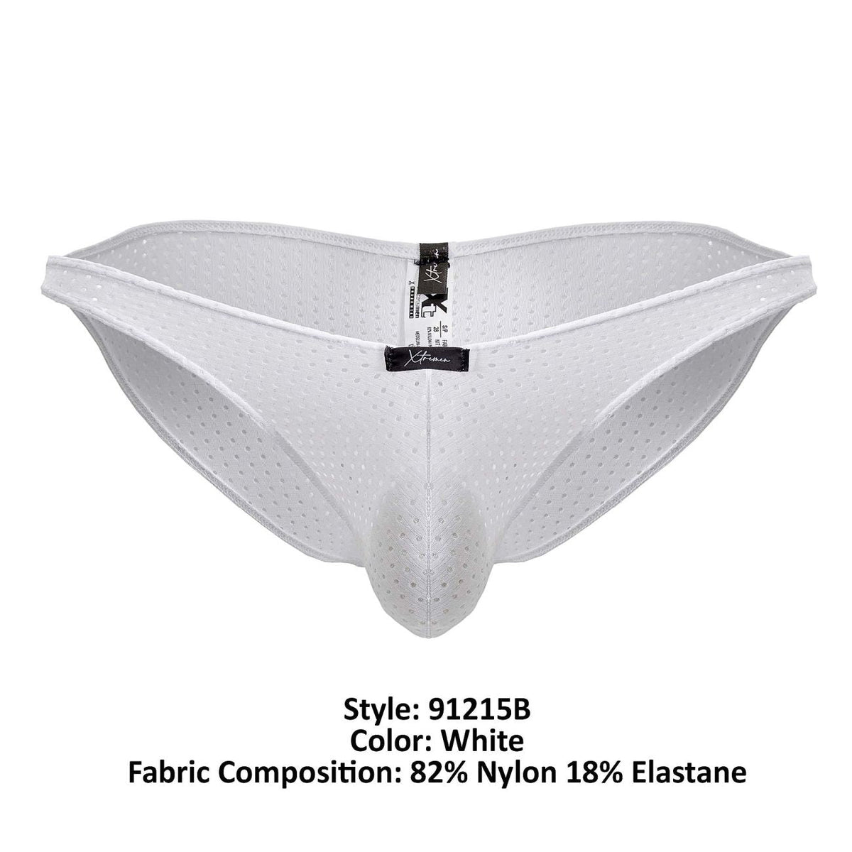Xtremen Men's Underwear 91215B Microfiber Bikini Color White