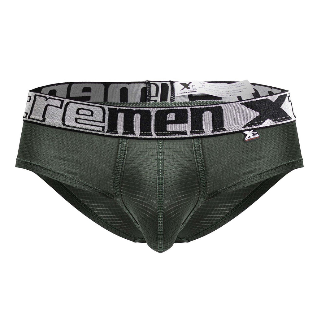 Xtremen Men's Underwear 91221 Microfiber Briefs Color Green