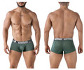 Xtremen Men's Underwear 91222 Microfiber Trunks Color Green