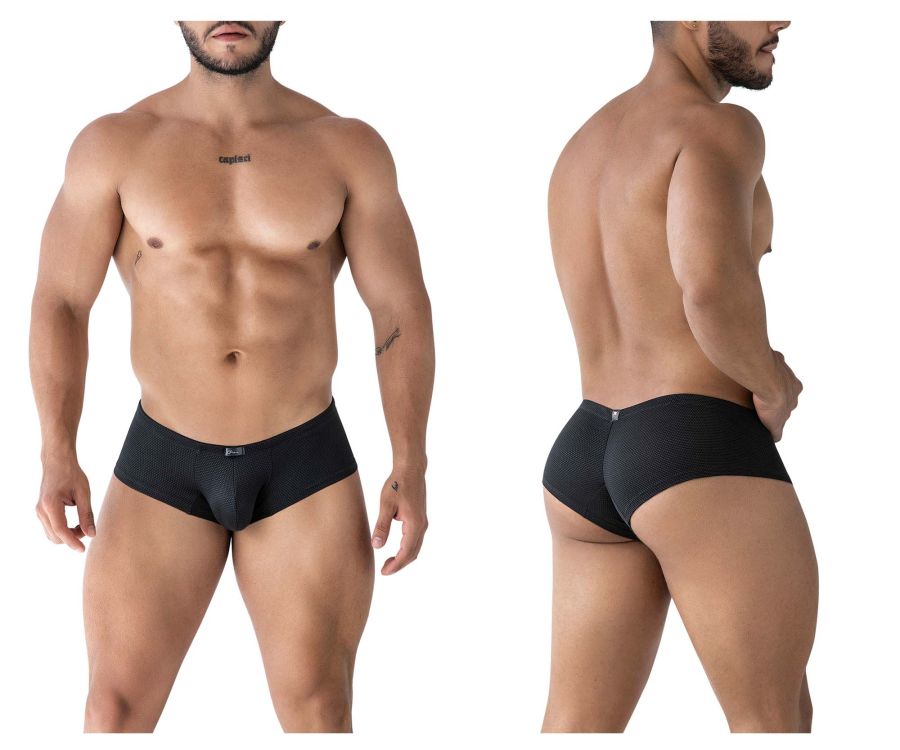 Xtremen Men's Underwear 91225 Microfiber Trunks Color Black