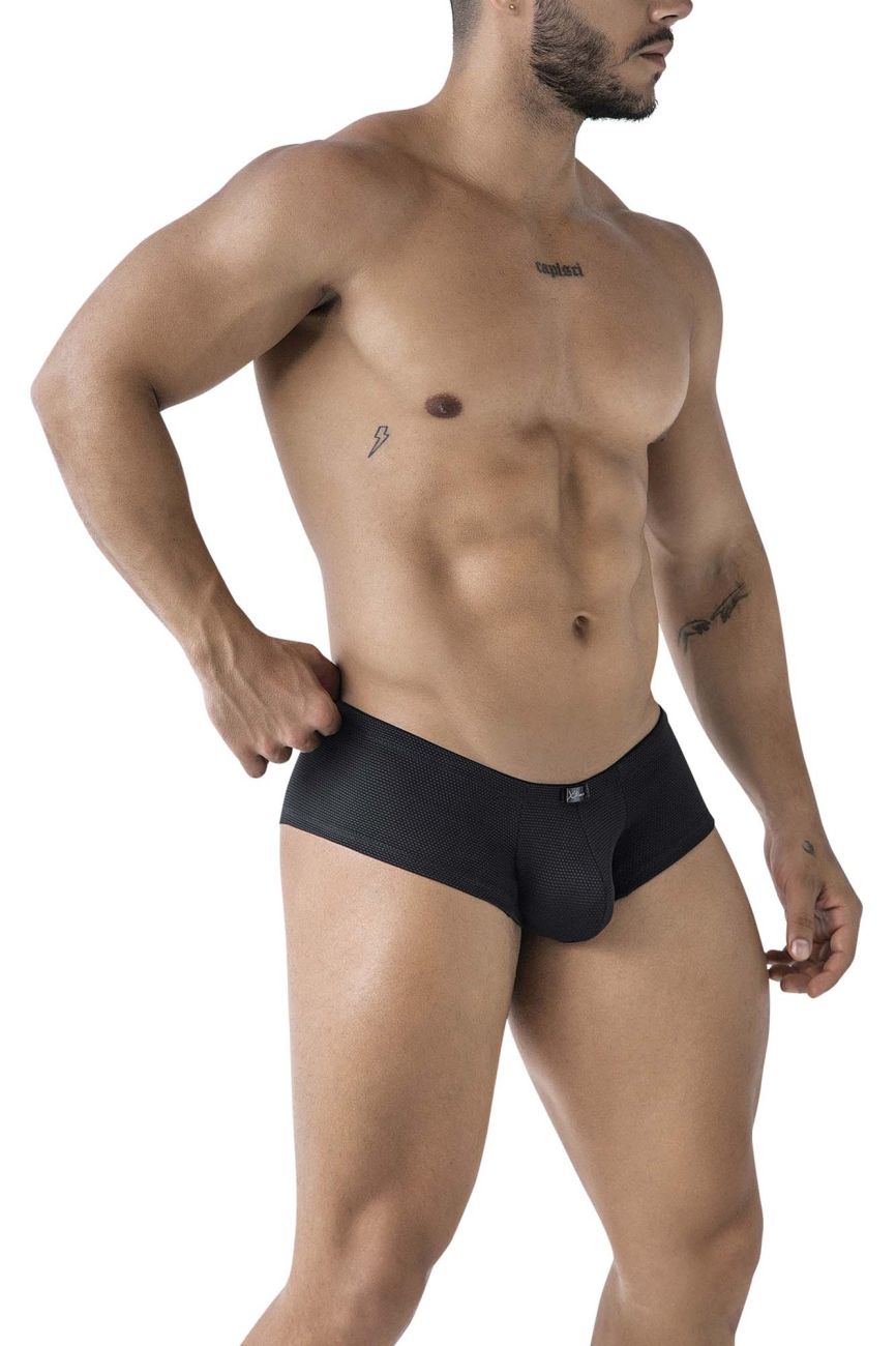 Xtremen Men's Underwear 91225 Microfiber Trunks Color Black