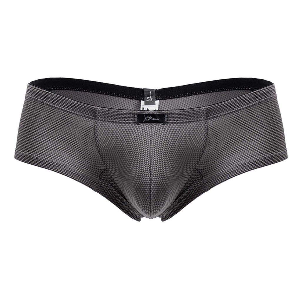 Xtremen Men's Underwear 91225 Microfiber Trunks Color Gray
