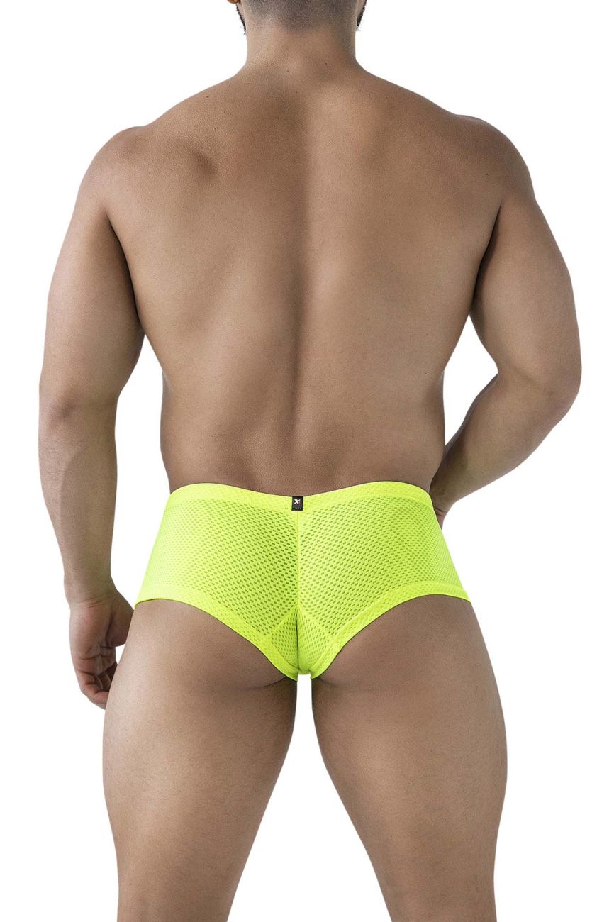 Xtremen Men's Underwear 91228 Microfiber Trunks Color Neon Green