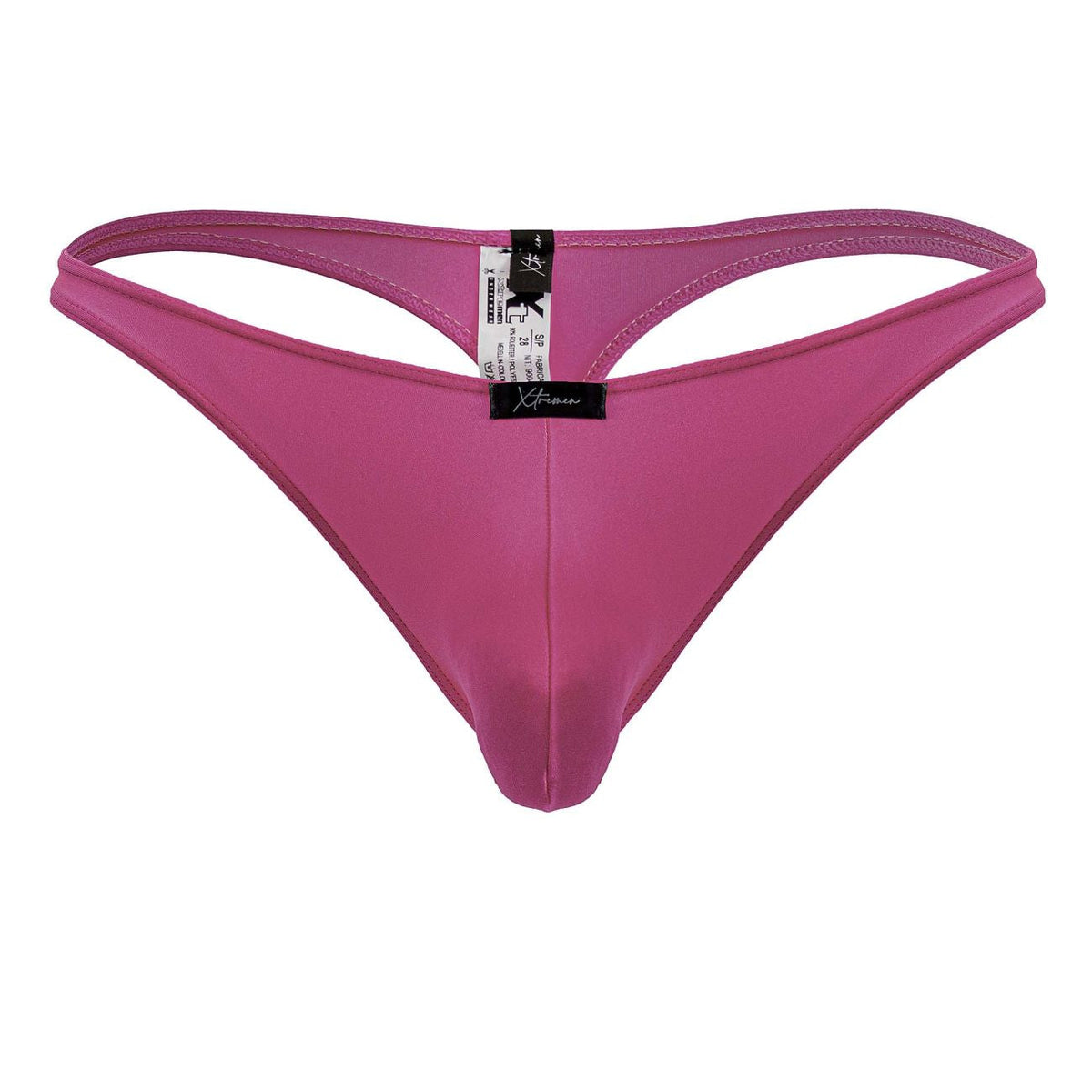 Xtremen Men's Underwear 91232 Microfiber Thongs Color Fuchsia