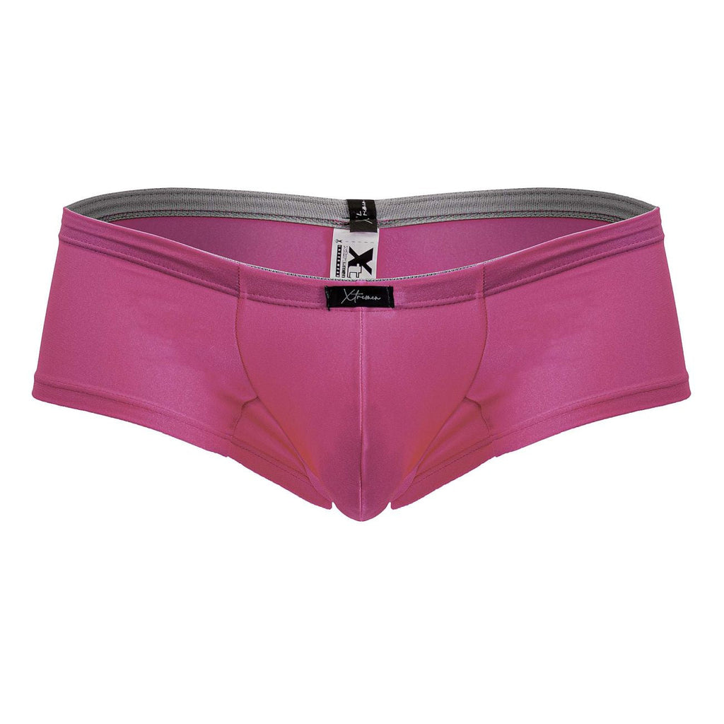 Xtremen Men's Underwear 91234 Microfiber Trunks Color Fuchsia