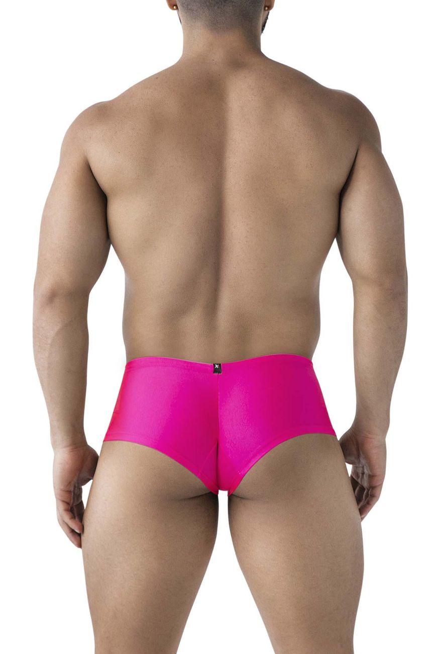 Xtremen Men's Underwear 91234 Microfiber Trunks Color Fuchsia