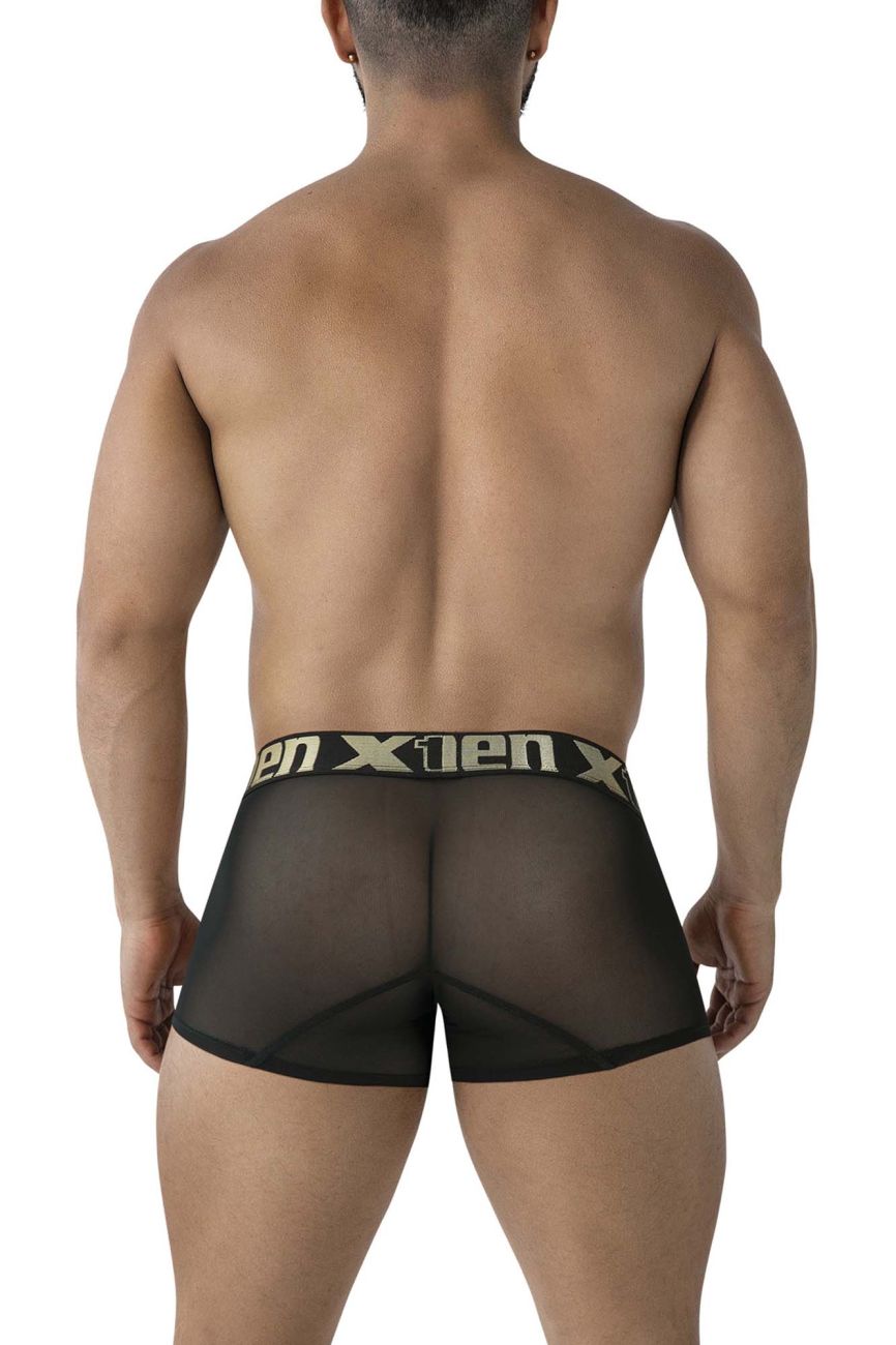 Xtremen Men's Underwear 91237 Microfiber Trunks Color Black