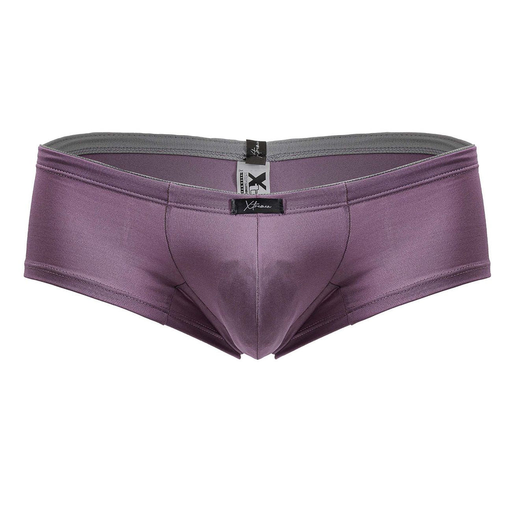 Xtremen Men's Underwear 91240 Microfiber Trunks Color Blackberry