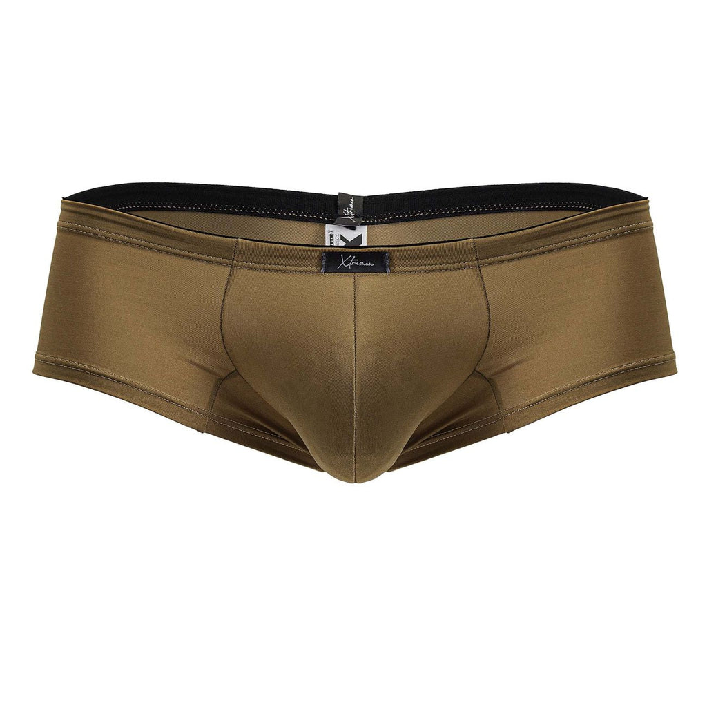 Xtremen Men's Underwear 91240 Microfiber Trunks Color Brown