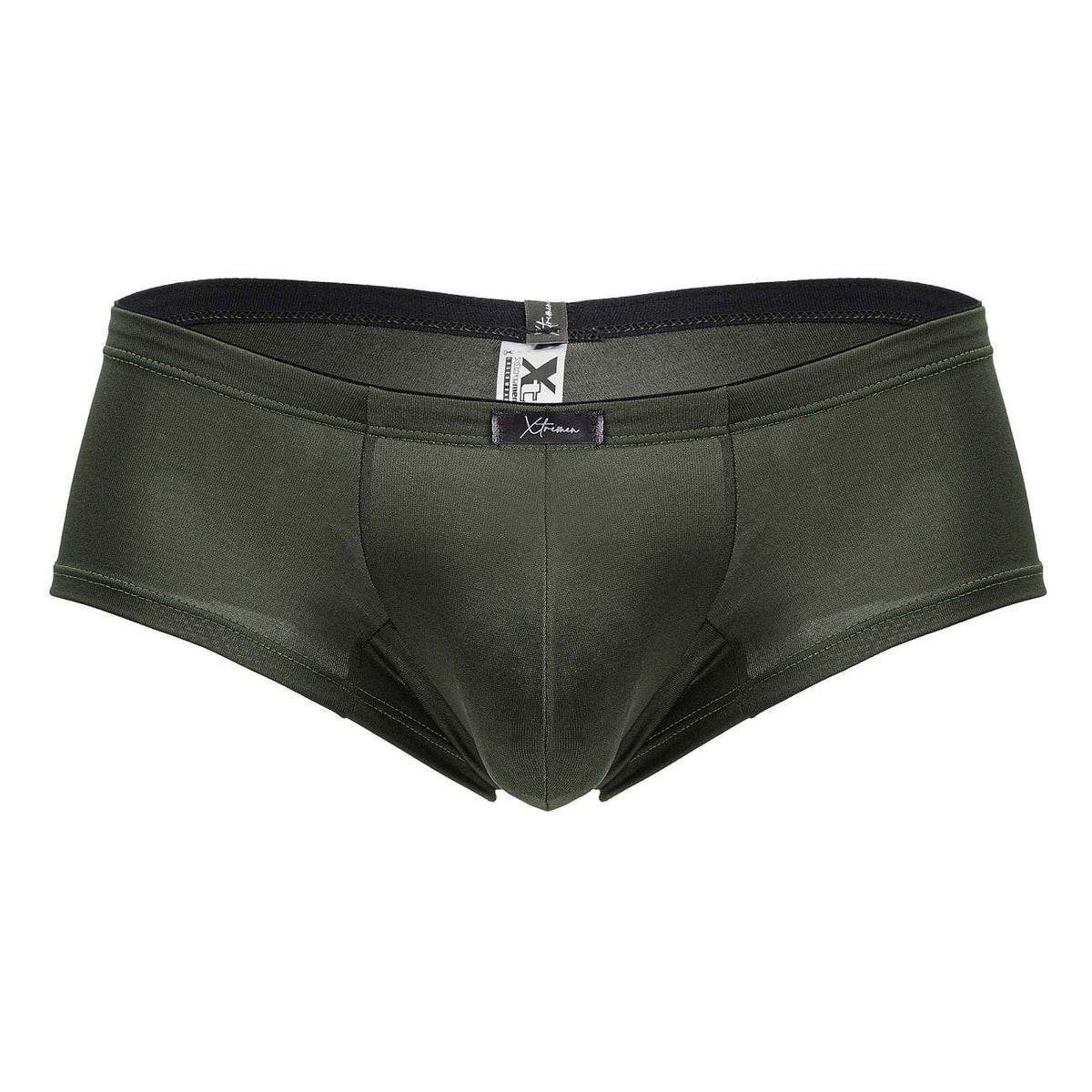 Xtremen Men's Underwear 91240 Microfiber Trunks Color Green