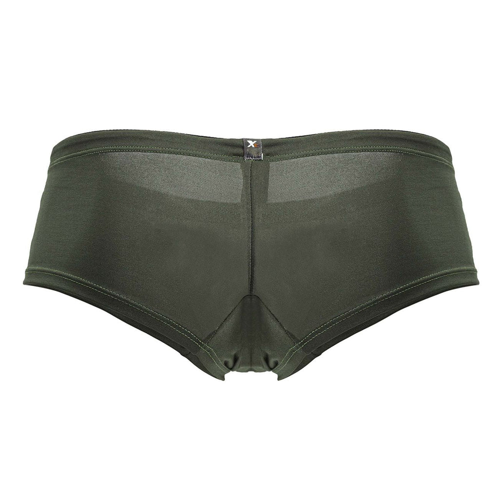 Xtremen Men's Underwear 91240 Microfiber Trunks Color Green