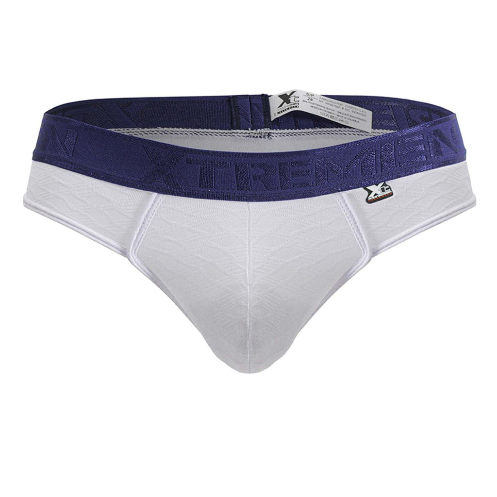 Xtremen Men's Underwear 91241 Microfiber Thongs Color White