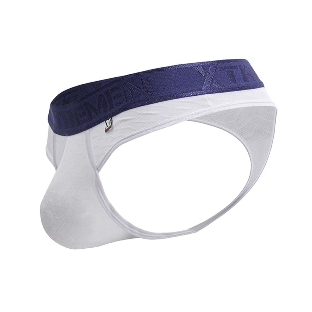 Xtremen Men's Underwear 91241 Microfiber Thongs Color White