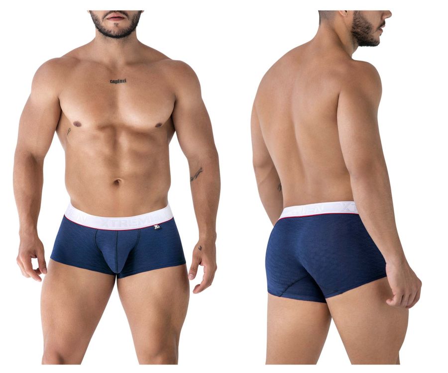 Xtremen Men's Underwear 91243 Microfiber Trunks Color Dark Blue