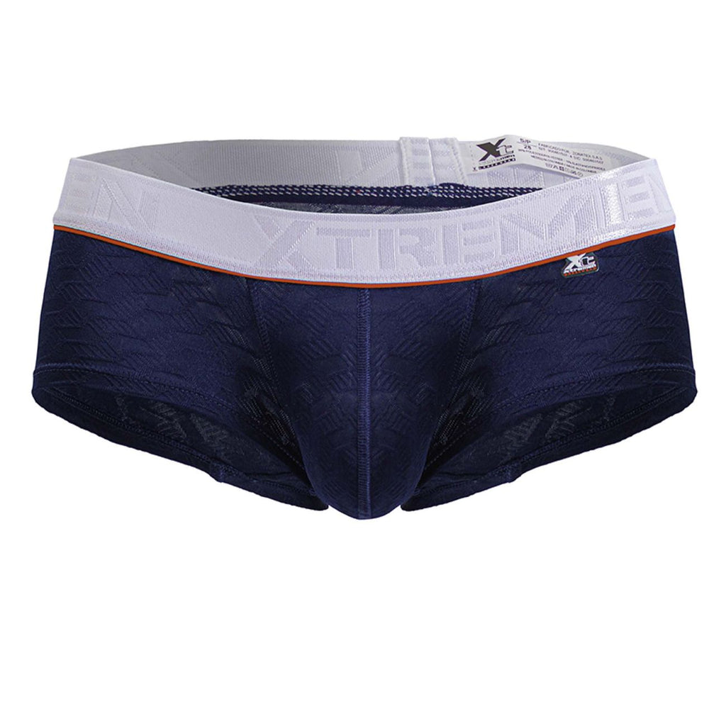 Xtremen Men's Underwear 91243 Microfiber Trunks Color Dark Blue