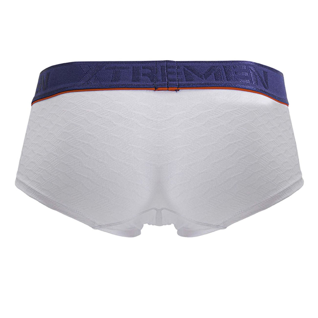 Xtremen Men's Underwear 91243 Microfiber Trunks Color White