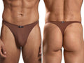 Xtremen Men's Underwear 91254 Sleek Microfiber Thongs Color Chocolate