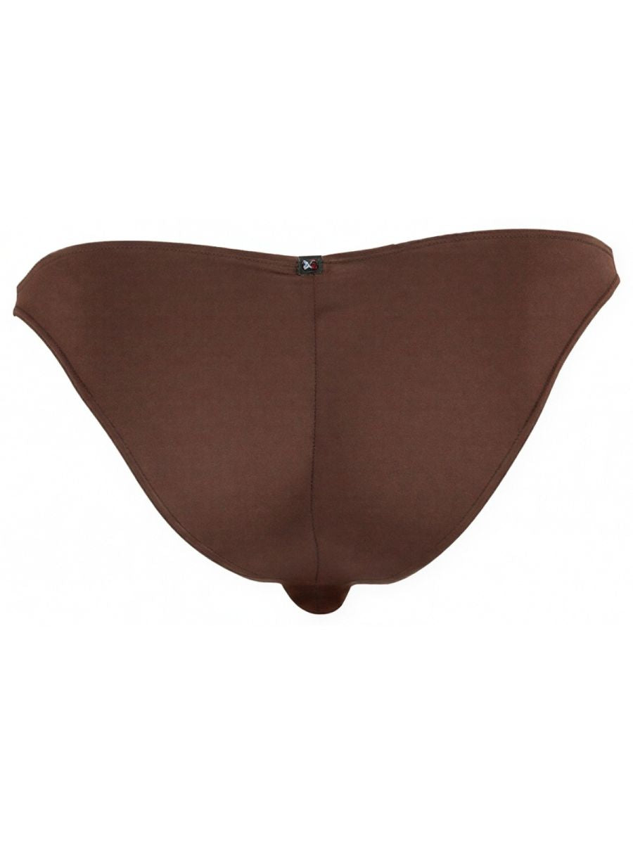 Xtremen 91255 Men's Underwear Sleek Microfiber Bikini Color Chocolate
