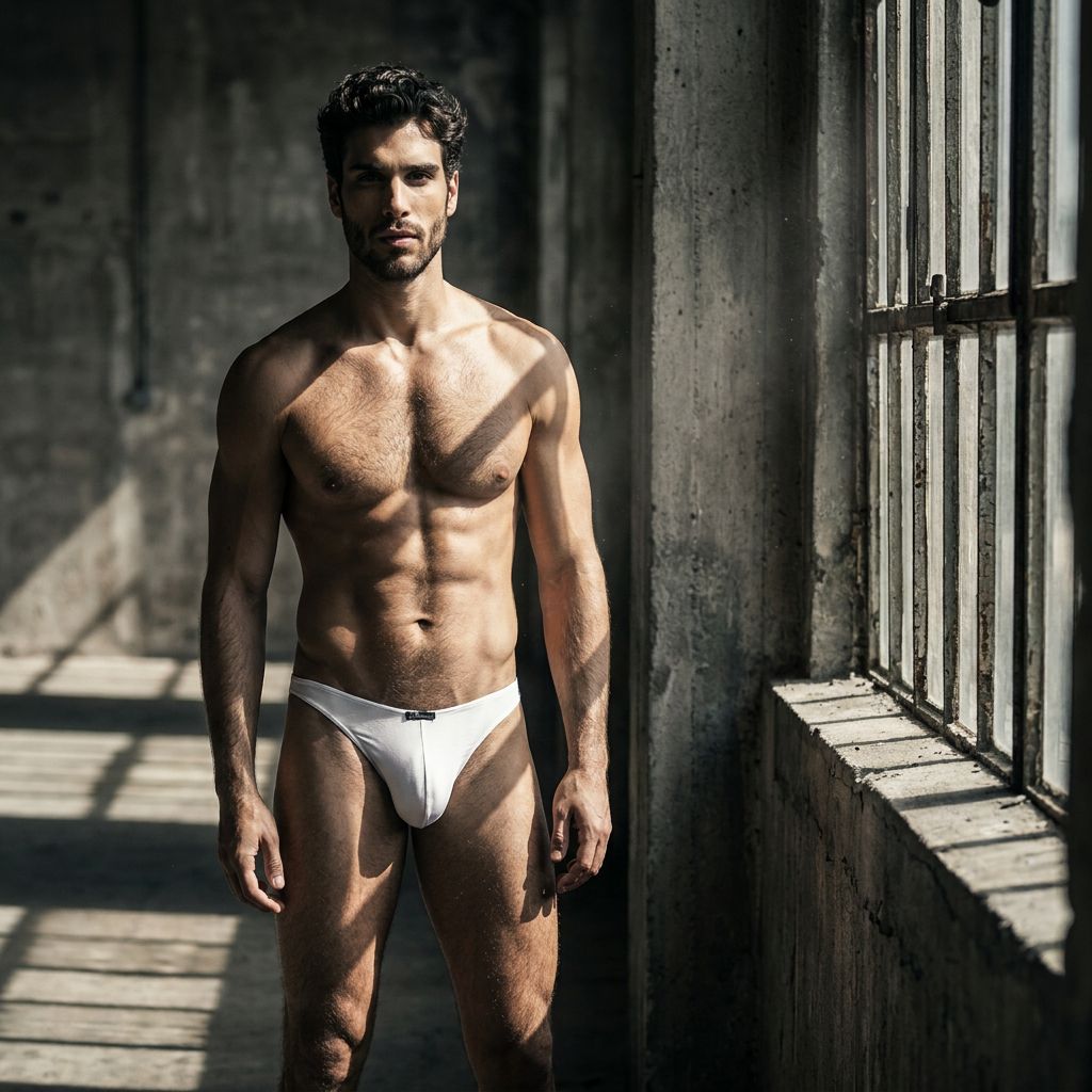 Xtremen 91255 Men's Underwear Sleek Microfiber Bikini Color White