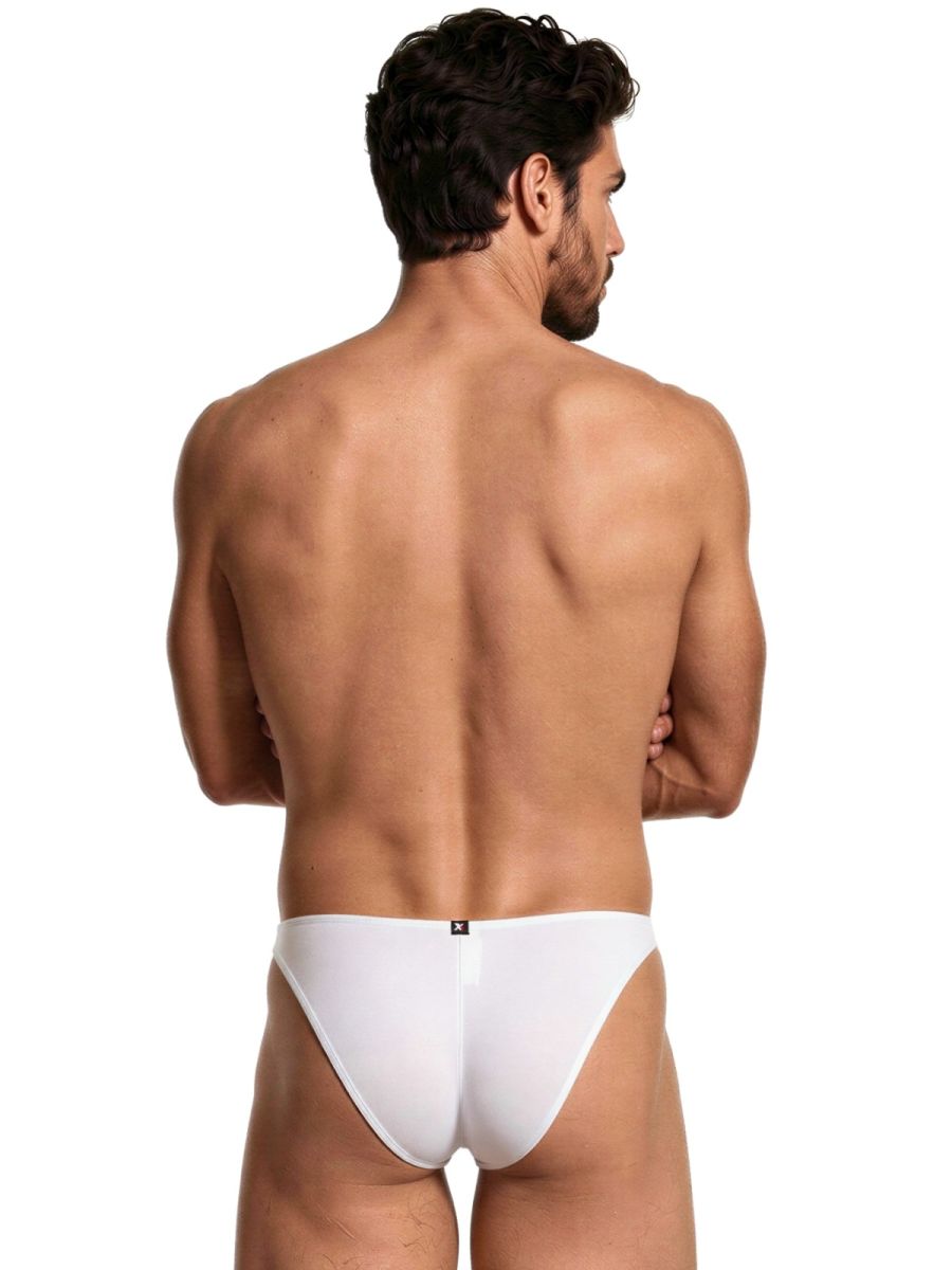 Xtremen 91255 Men's Underwear Sleek Microfiber Bikini Color White