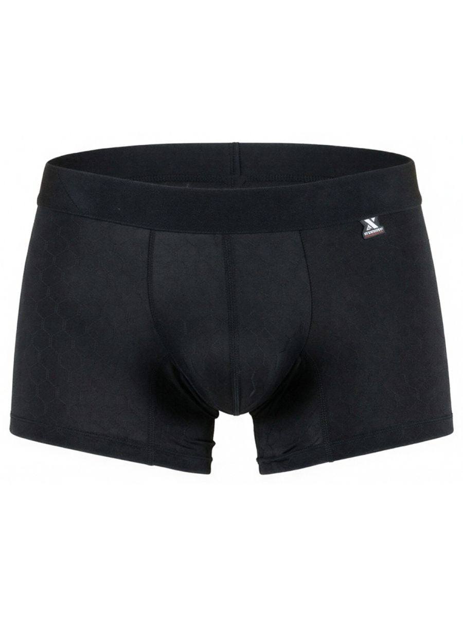 Xtremen 91256 Men's Underwear Sleek Microfiber Boxer Briefs Color Black