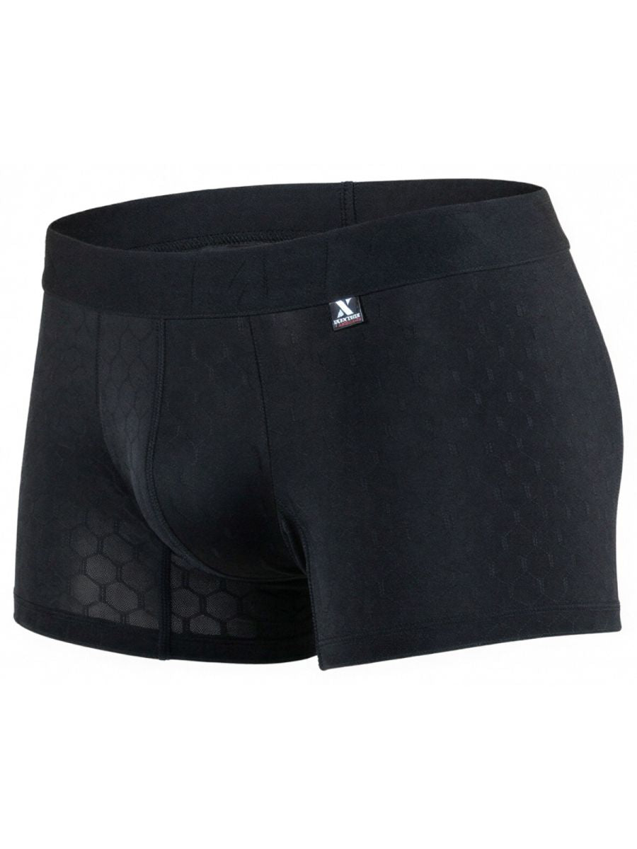 Xtremen 91256 Men's Underwear Sleek Microfiber Boxer Briefs Color Black