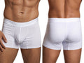 Xtremen 91256 Men's Underwear Sleek Microfiber Boxer Briefs Color White
