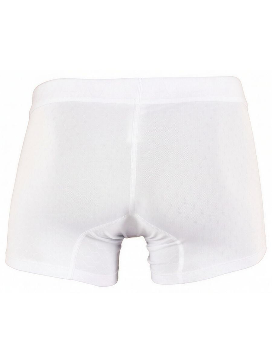 Xtremen 91256 Men's Underwear Sleek Microfiber Boxer Briefs Color White