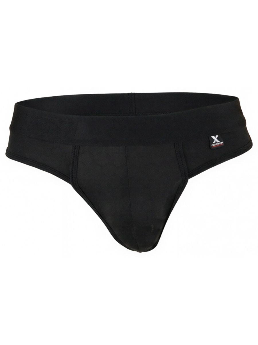 Xtremen Men's Underwear 91257 Sleek Microfiber Comfort Thongs Color Black