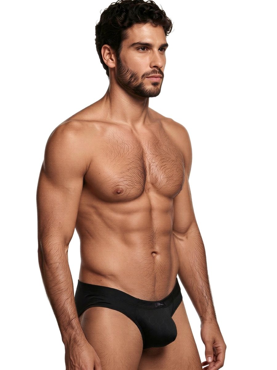 Xtremen 91258 Men's Underwear Sleek Microfiber Briefs Color Black