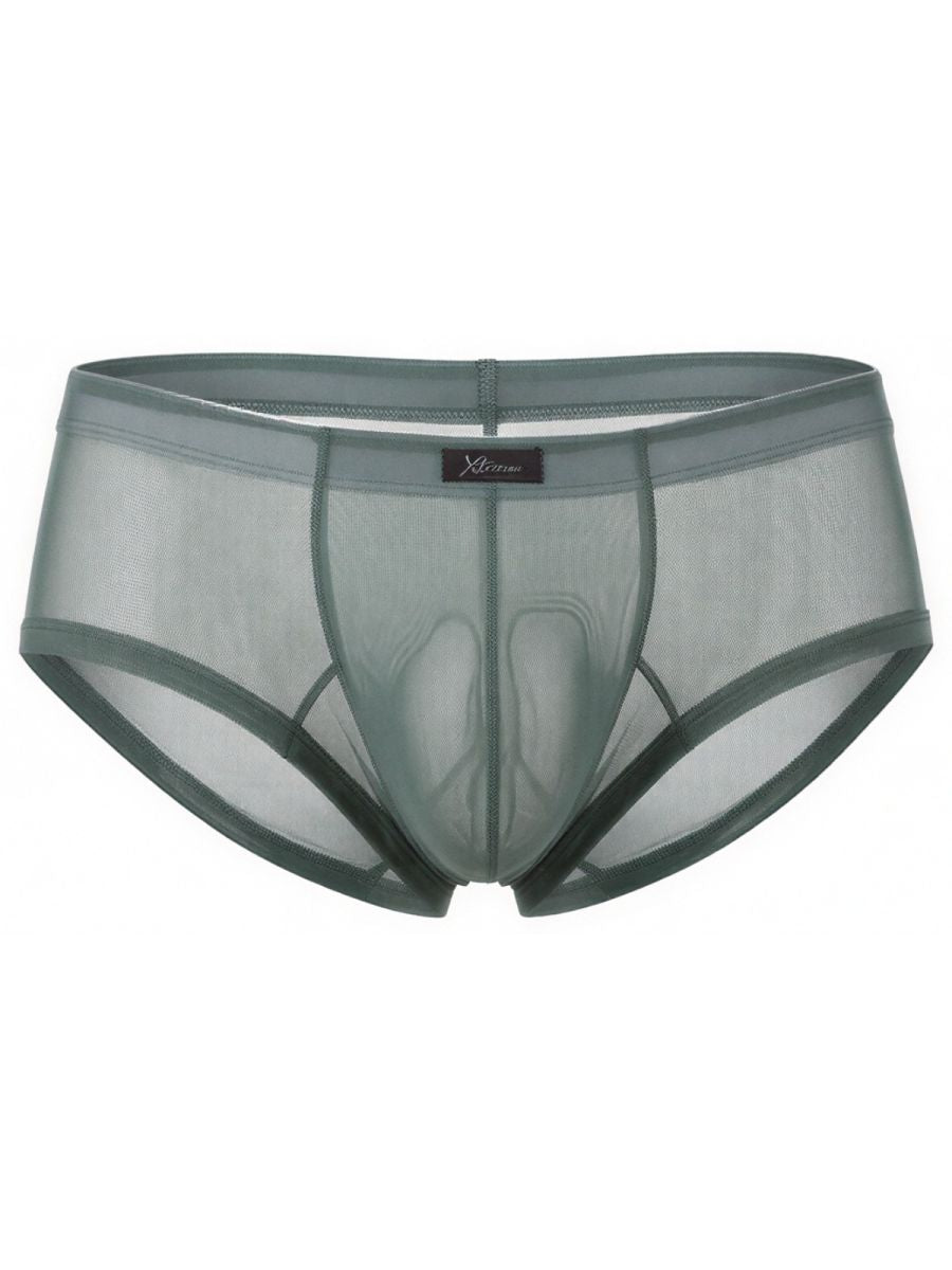Xtremen 91263 Men's Underwear Microfiber Mesh Briefs Color Green